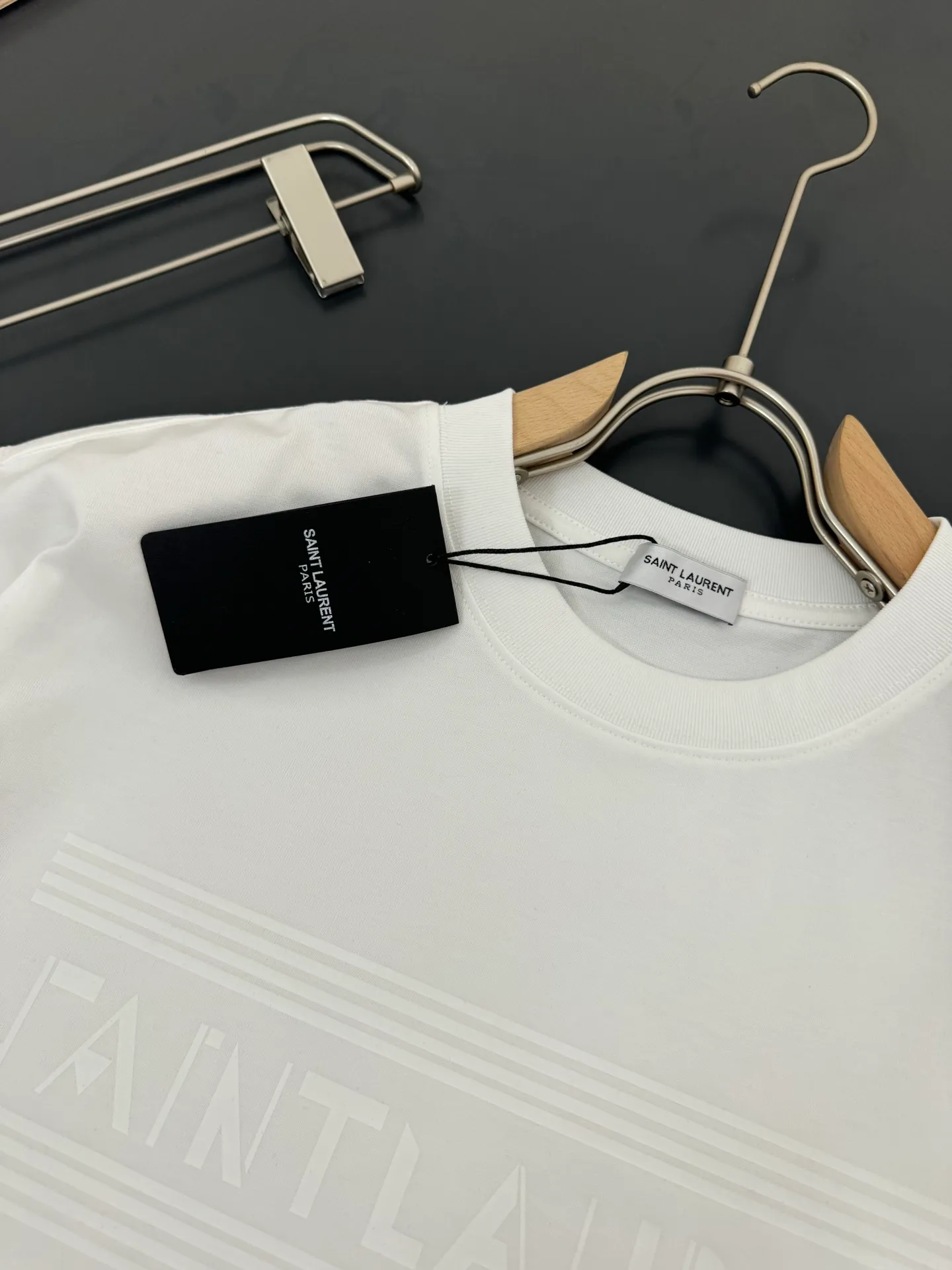 Yves Saint Laurent *YSL* * 320g t Breathable logo New Arrival t ， ， Versatile ：Black White Sizes：S M L XL XX